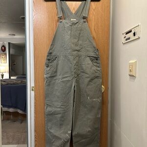 Cherokee Olive Green Denim Overalls
